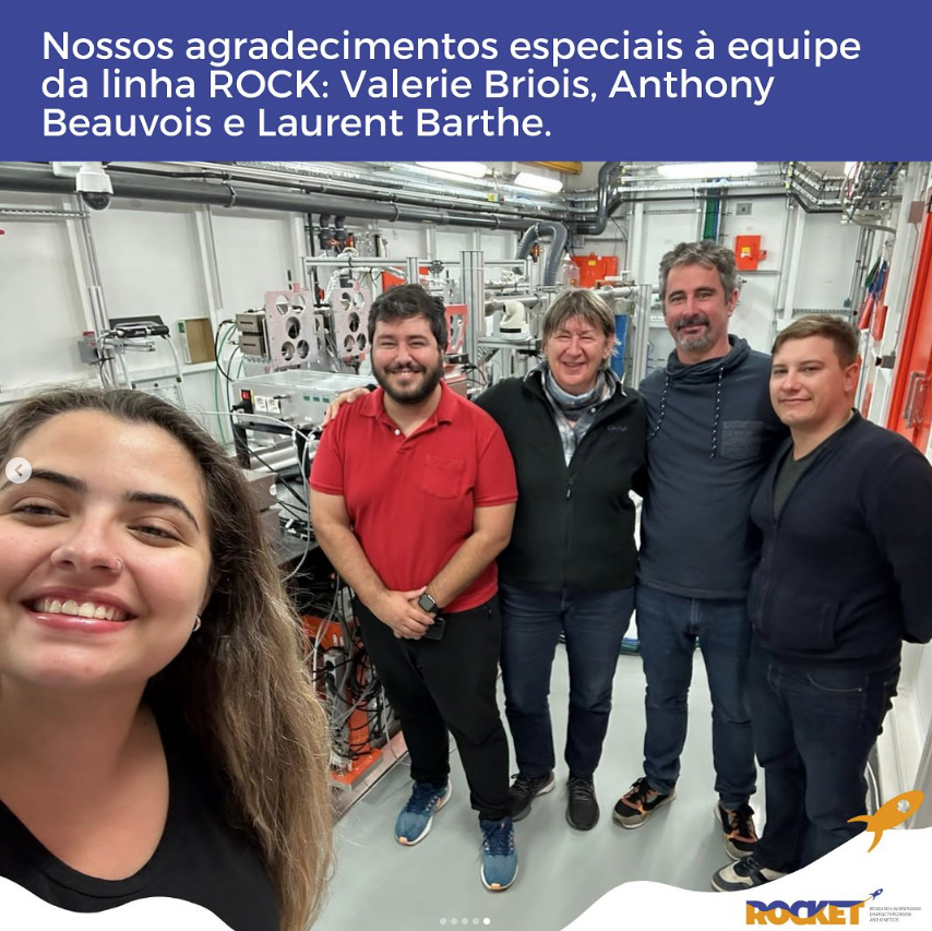 Medidas de XAS no Synchrotron SOLEIL - França